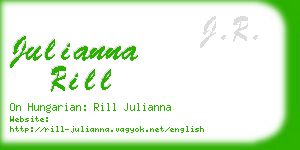 julianna rill business card